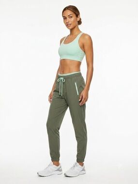 Motion Women’s Olive Active Jogger Pants - Lightweight Performance